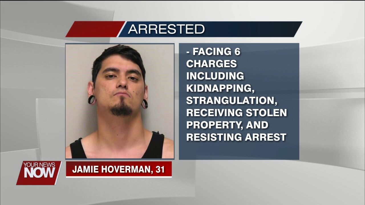Strangulation call at a Findlay hotel leads to several charges for McComb man